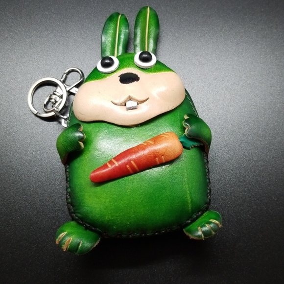 Leather Coin Purse Rabbit - Picture 3 of 4